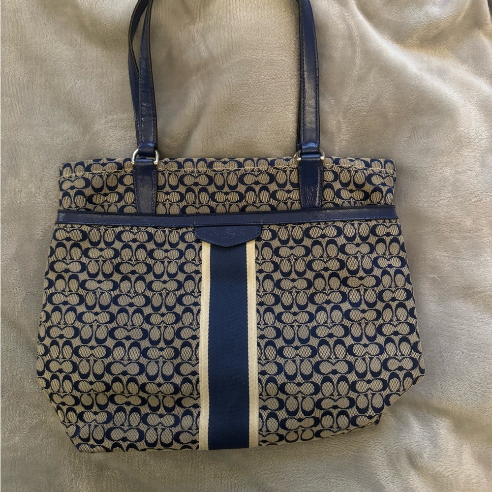 vintage coach tote bag